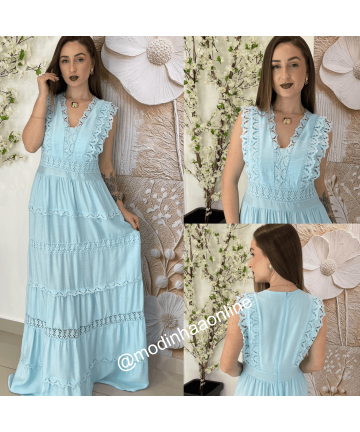 Vestido Delicado Amanda Azul